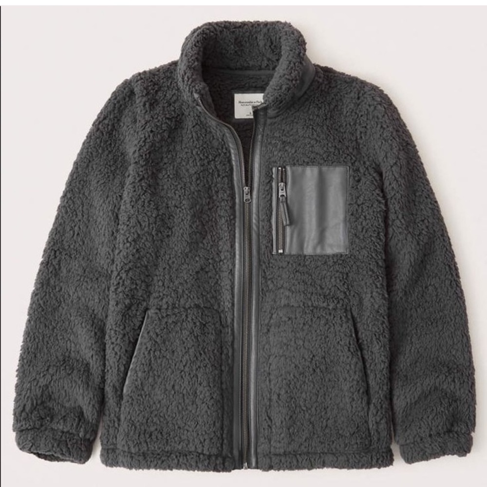 Abercrombie & Fitch Teddy Zip up Jacket